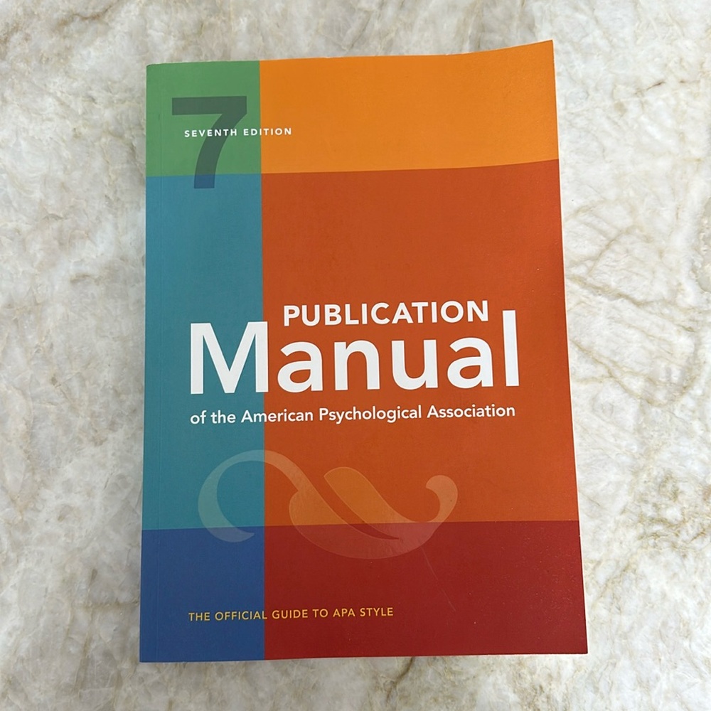 APA 7th edition manual